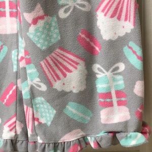 CUPCAKE PAJAMA BOTTOMS RUFFLE HEM Sz6